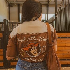 Boxlunch Toy Story woody Disney western shirt